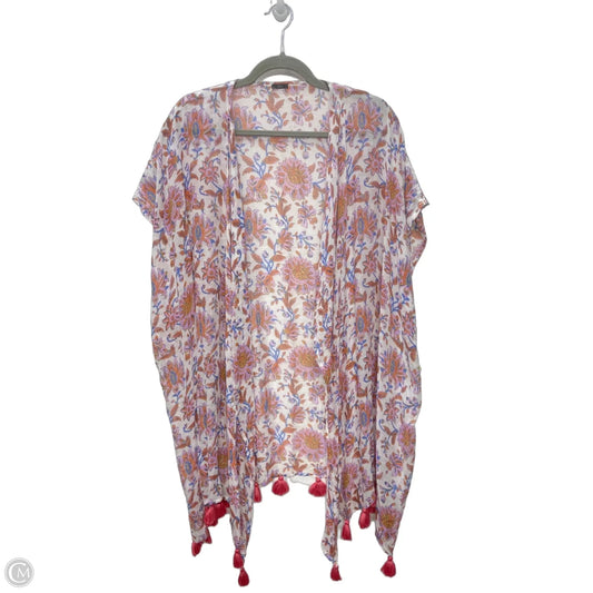 Swimwear Cover-up By J. Crew In Blue & Pink, Size: Osfm