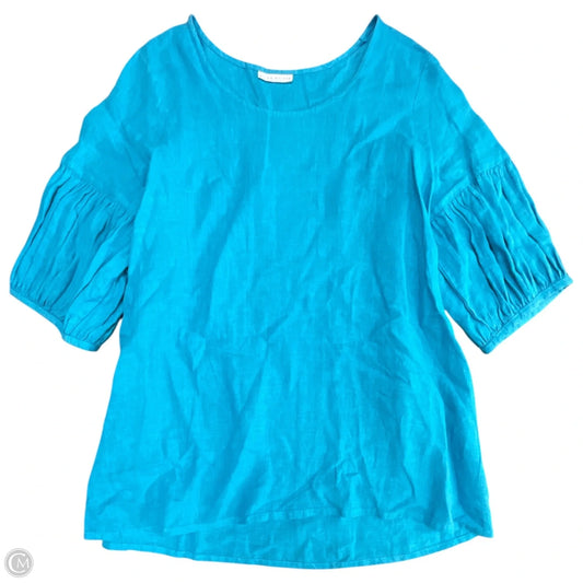 Dress Casual Short By Bryn Walker In Blue, Size: Xl