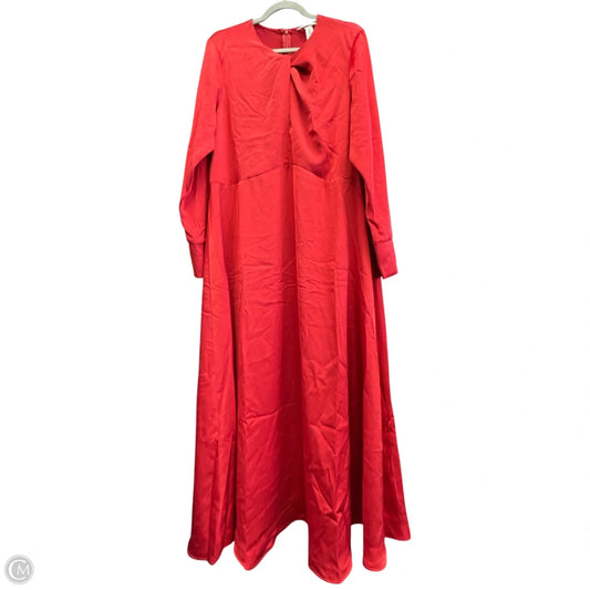 Dress Party Long By H&m In Red, Size: L