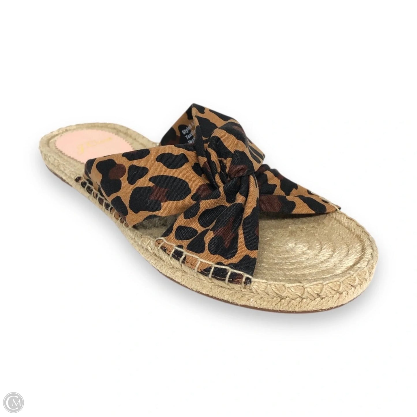Sandals Flats By J. Crew In Animal Print, Size: 6