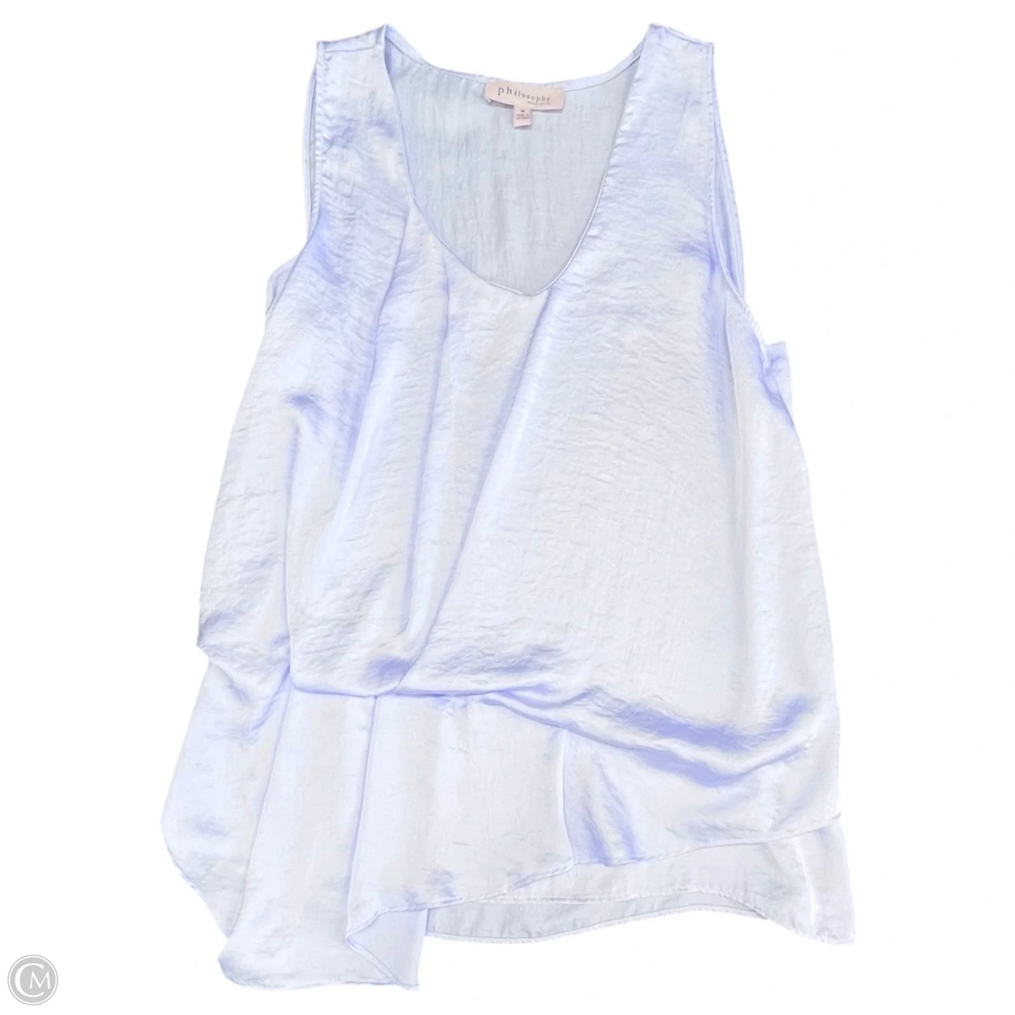Top Sleeveless By Philosophy In Blue, Size: M