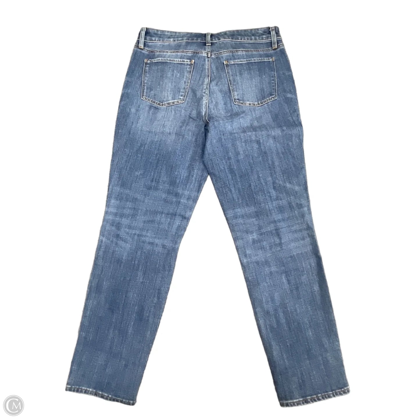 Jeans Straight By Talbots In Blue Denim, Size: 10