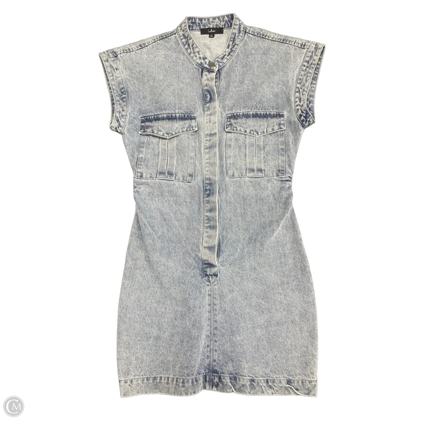 Dress Casual Short By Lulus In Blue Denim, Size: Xs