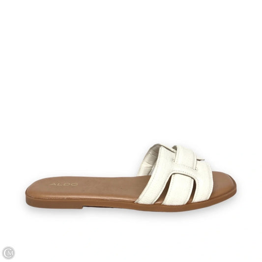 Sandals Flats By Aldo In White, Size: 9
