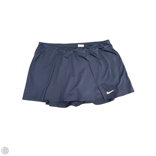 Athletic Skort By Nike Apparel In Navy, Size: 2x