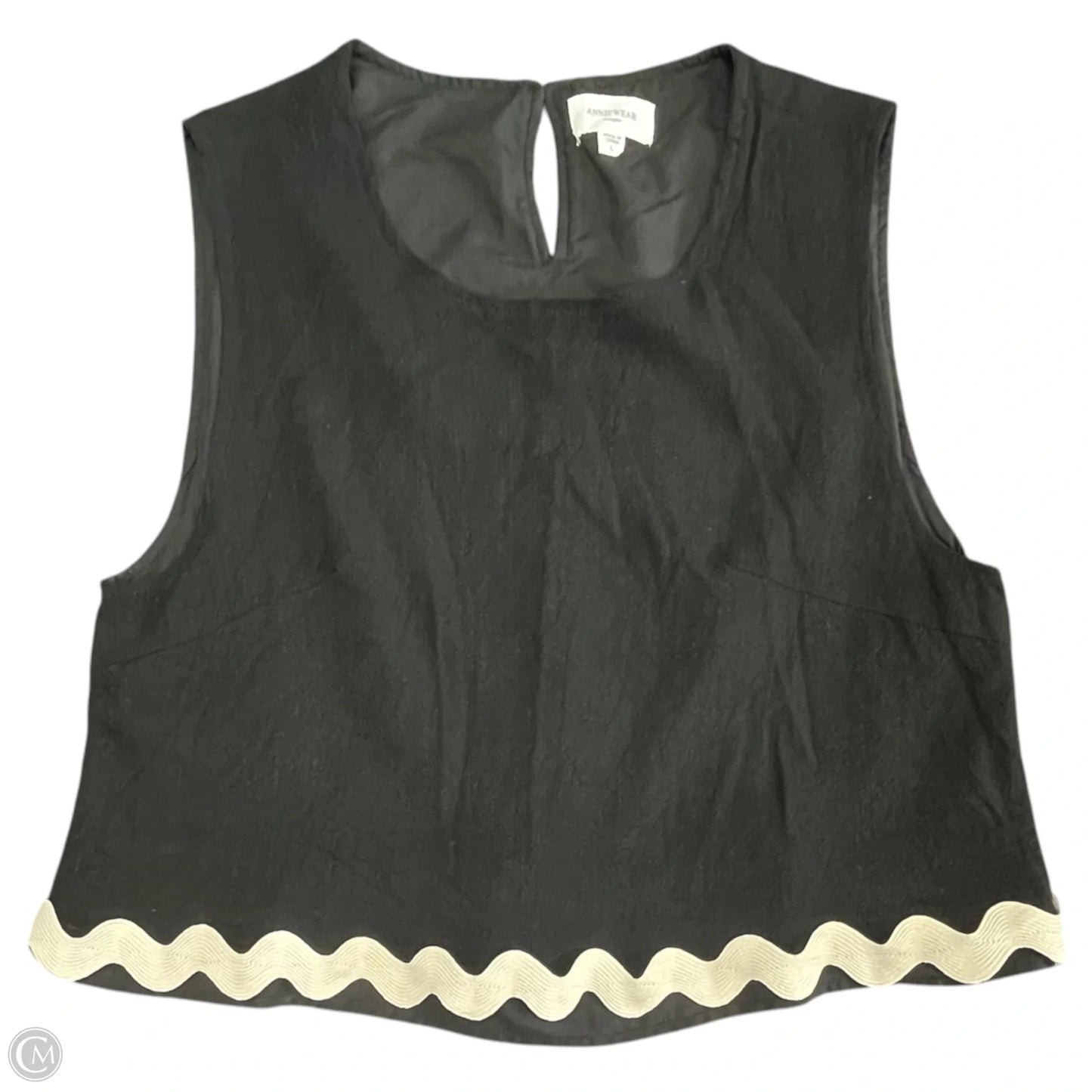 Top Sleeveless By Anniewear In Black, Size: L