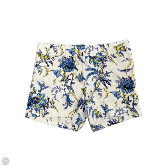 Shorts By Loft In Blue & Cream, Size: 4