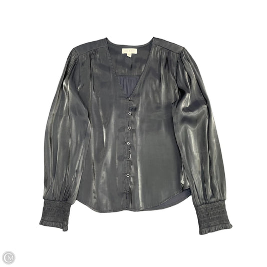 Blouse Long Sleeve By Cloth And Stone In Grey, Size: S