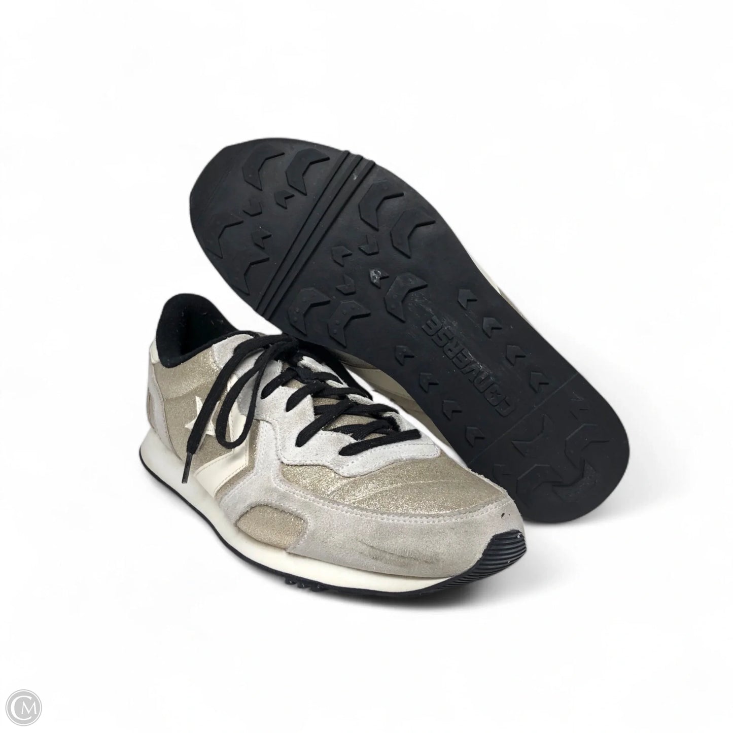 Shoes Sneakers By Converse In Grey & Silver, Size: 10.5