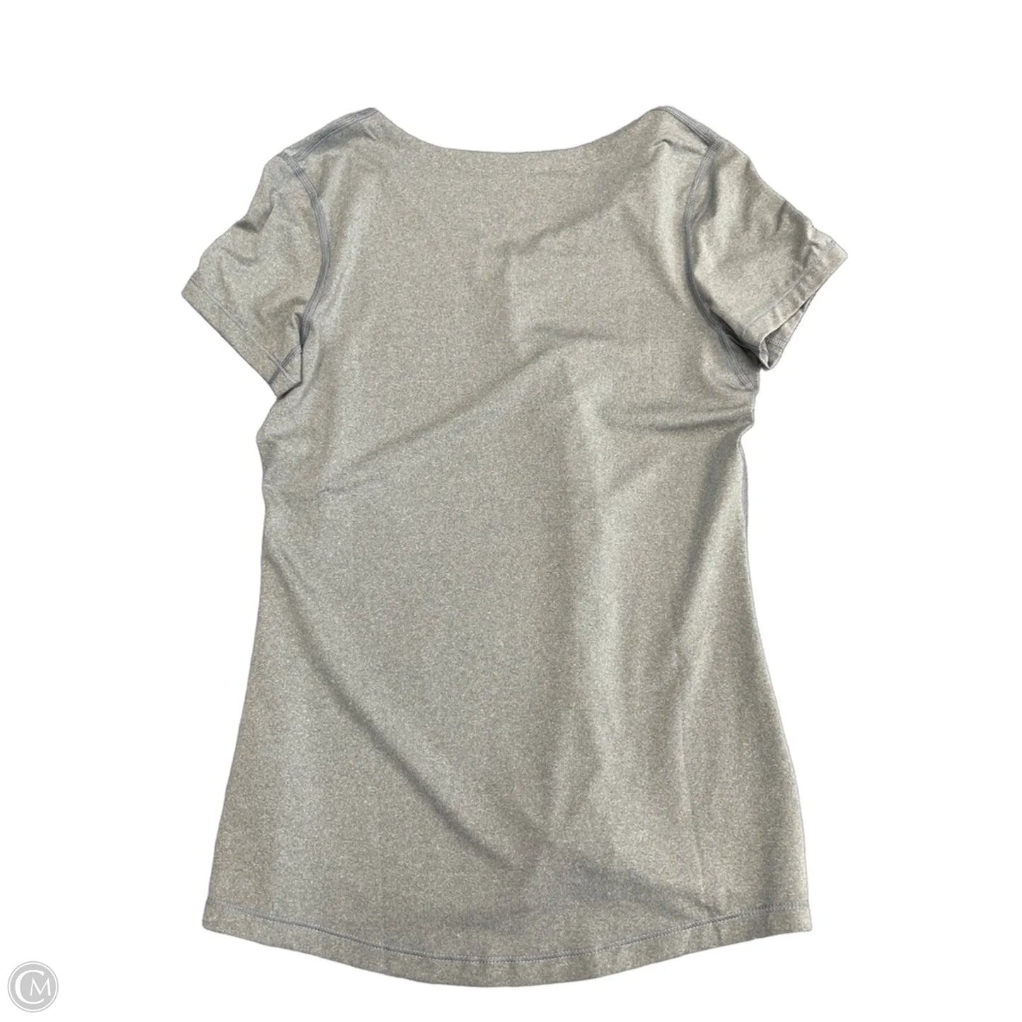 Athletic Top Short Sleeve By Nike Apparel In Grey, Size: L