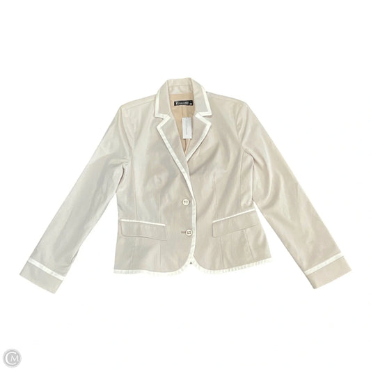Blazer By New York And Co In Cream, Size: 10