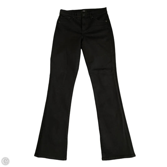 Jeans Straight By Express In Black Denim, Size: 6