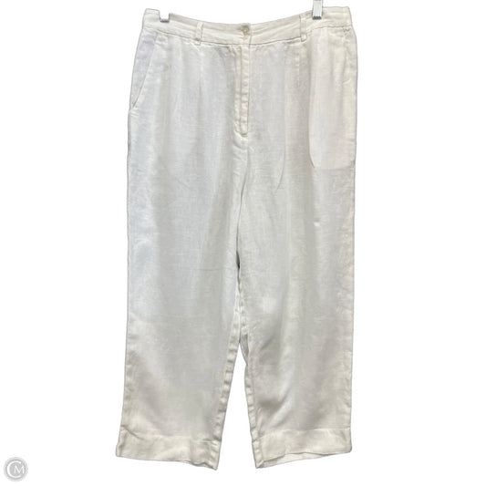 Pants Linen By Willi Smith In White, Size: 12