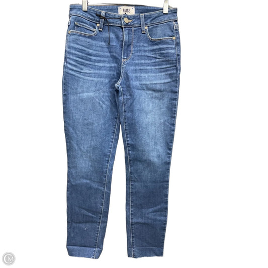 Jeans Skinny By Paige In Blue Denim, Size: 6
