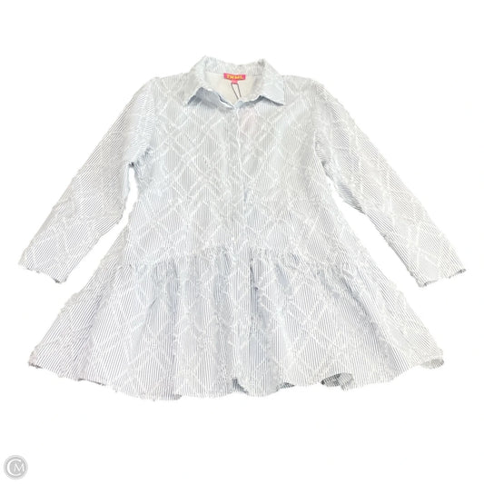 Dress Casual Short By Thml In Blue & White, Size: L