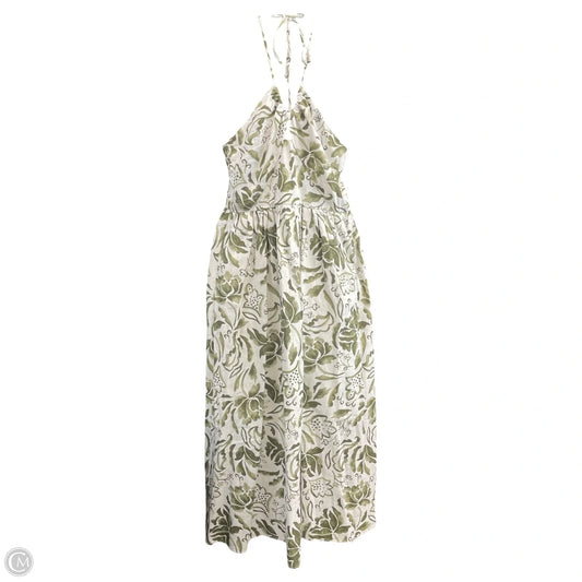 Dress Casual Midi By 1.state In Green & White, Size: M
