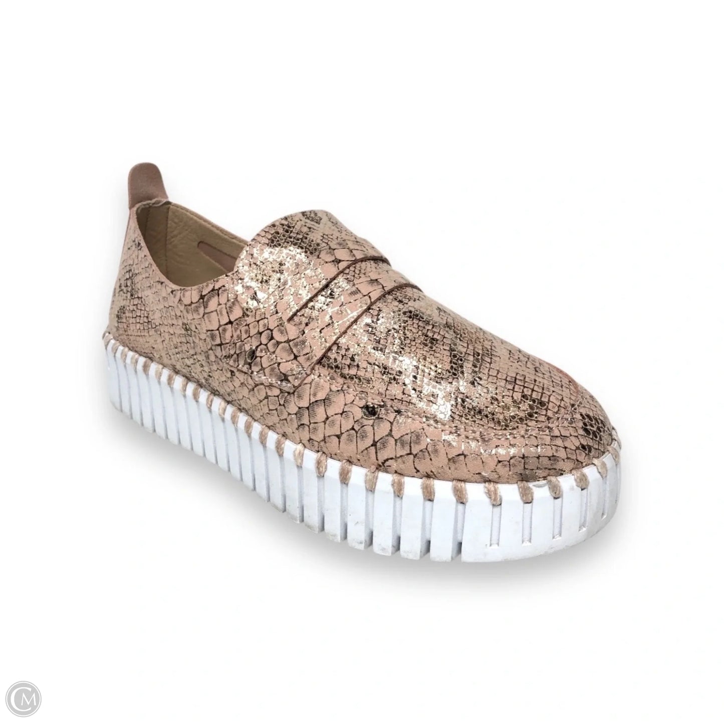 Shoes Heels Platform By Cmc In Rose Gold, Size: 8
