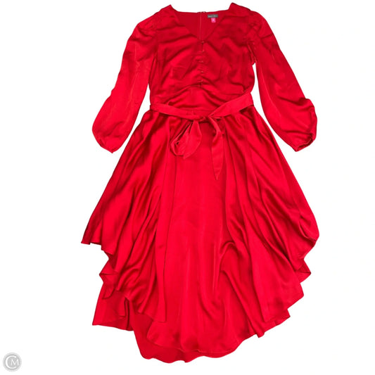 Dress Party Midi By Vince Camuto In Red, Size: Xl