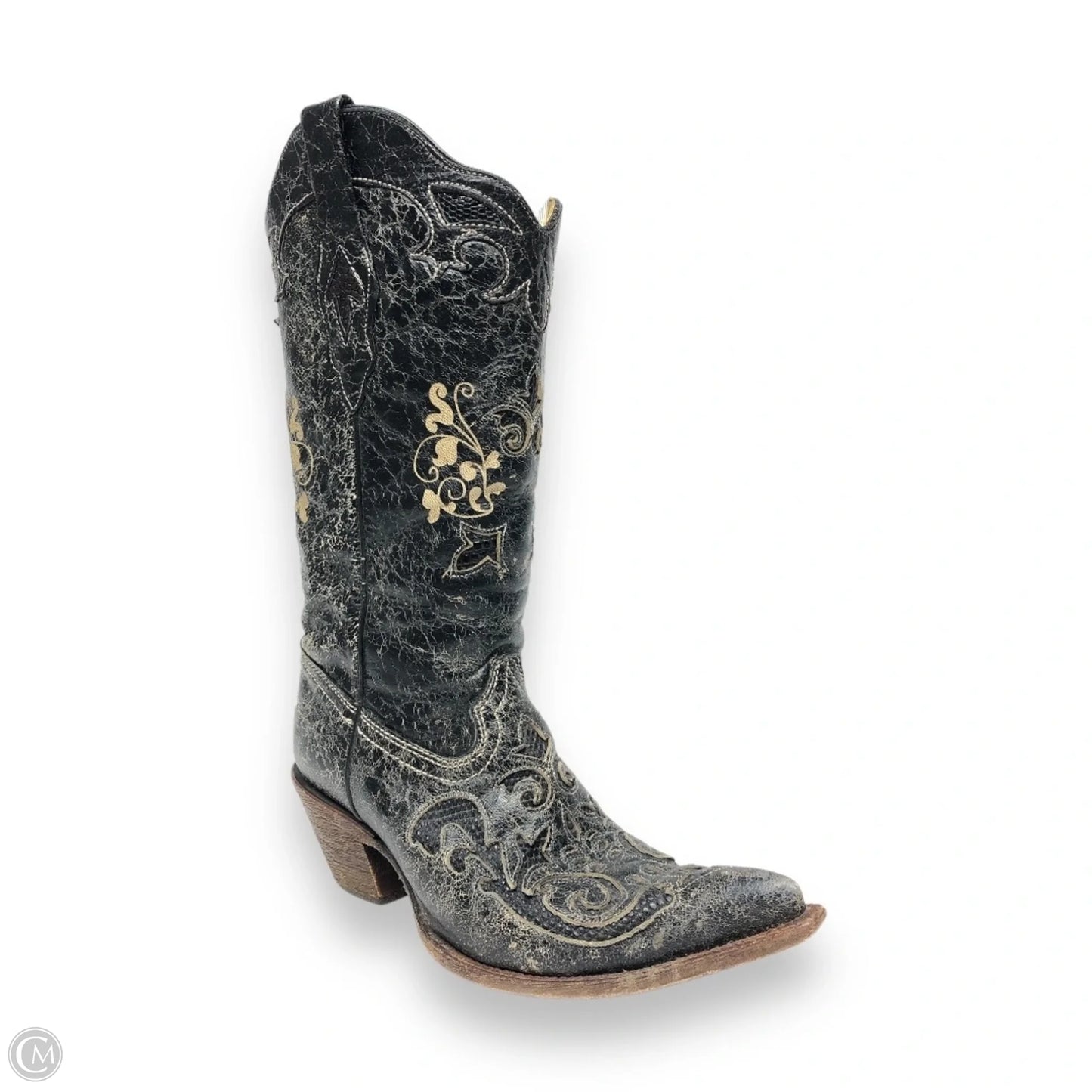 Boots Western By Corral In Black, Size: 7.5