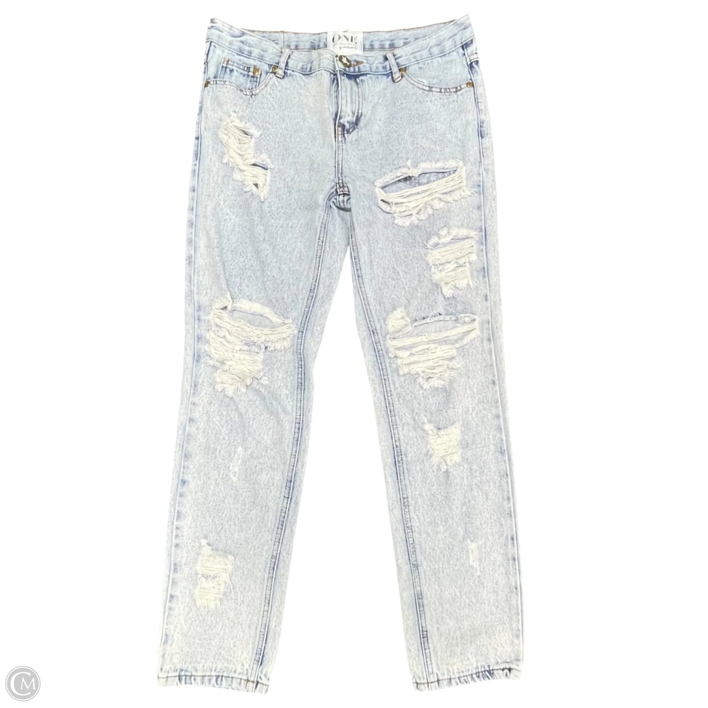 Jeans Straight By Cma In Blue Denim, Size: 8
