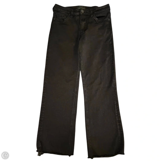Jeans Straight By Kut In Black Denim, Size: 2