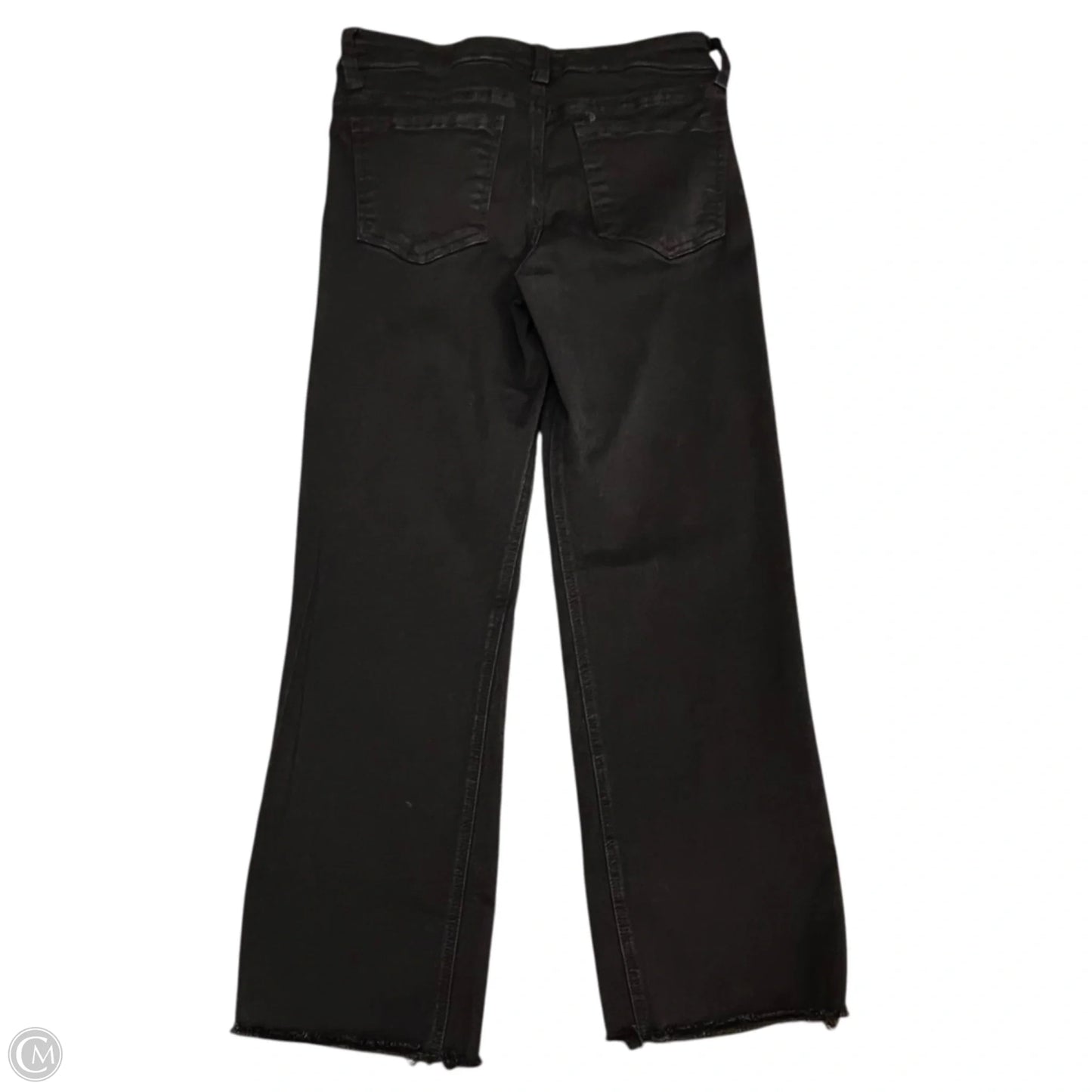 Jeans Straight By Kut In Black Denim, Size: 2
