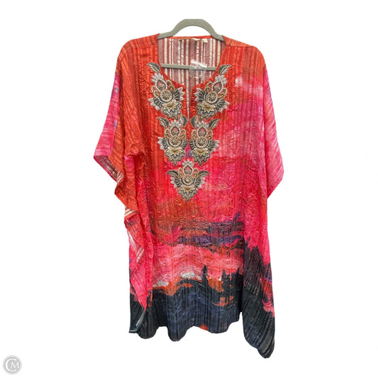 Dress Casual Midi By Soft Surroundings In Orange & Pink, Size: Xl