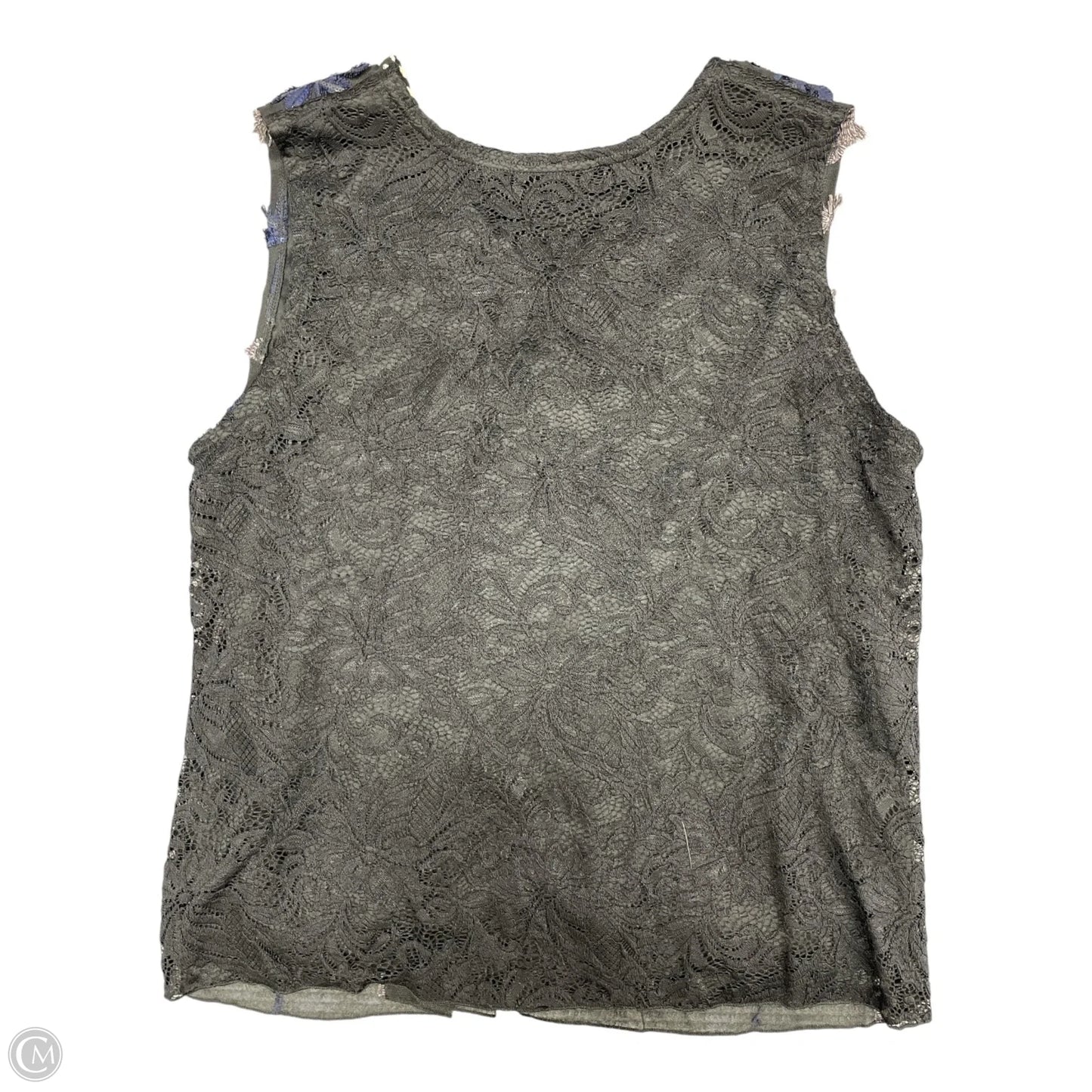 Top Sleeveless By Clothes Mentor In Black & Blue, Size: Xxl