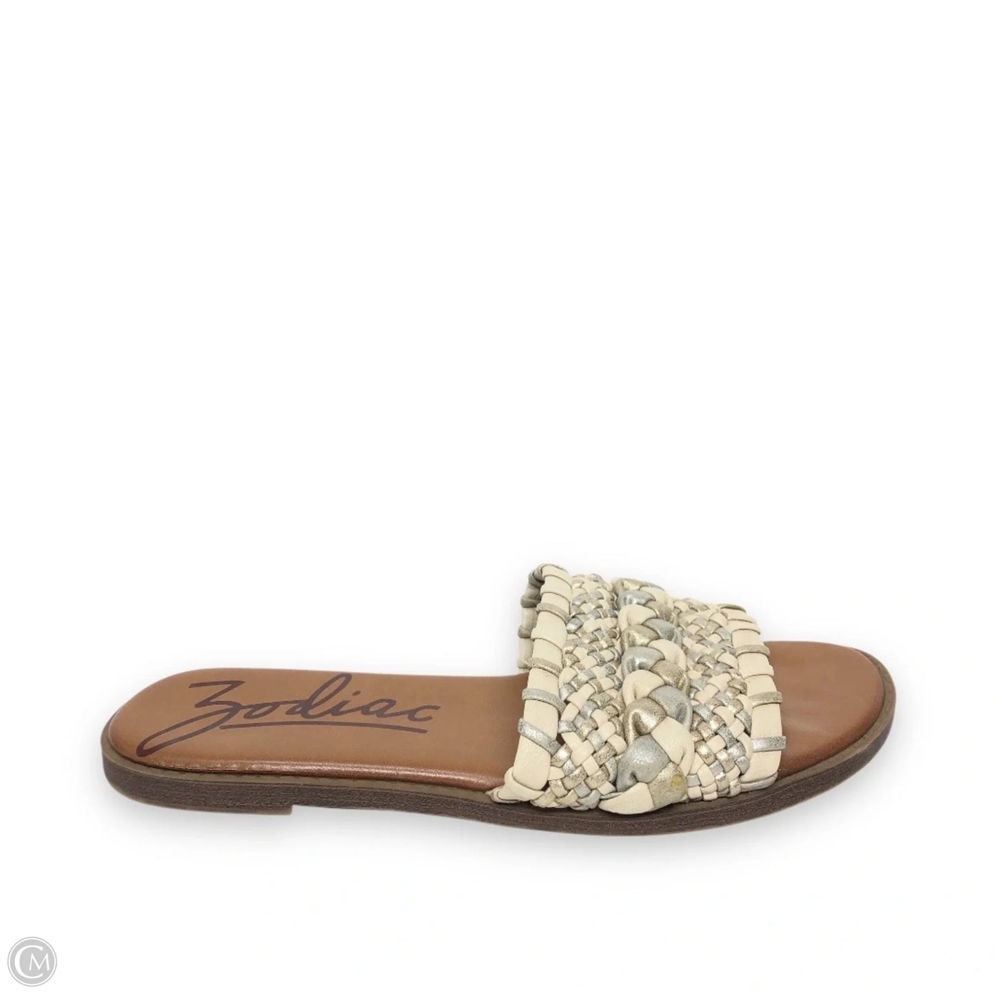Sandals Flats By Zodiac In Cream, Size: 9