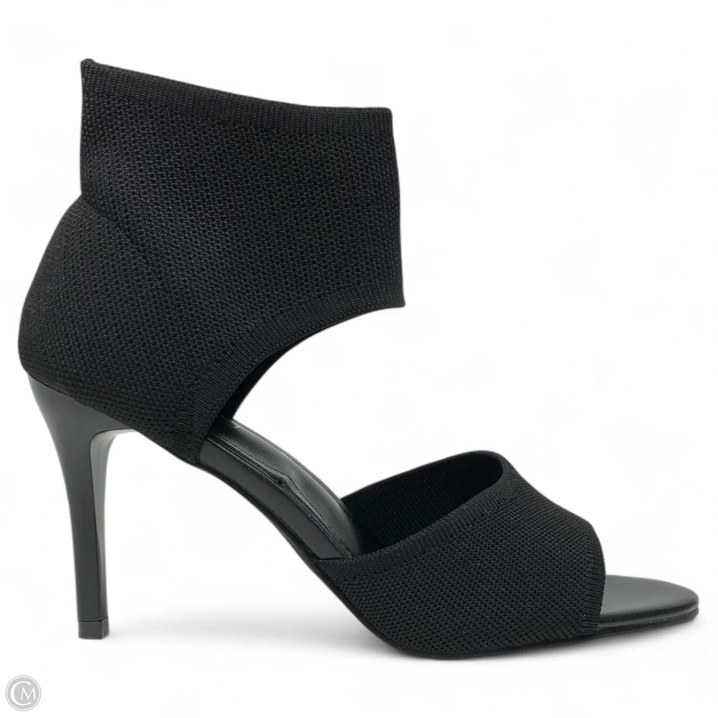 Sandals Heels Stiletto By Clothes Mentor In Black, Size: 7.5
