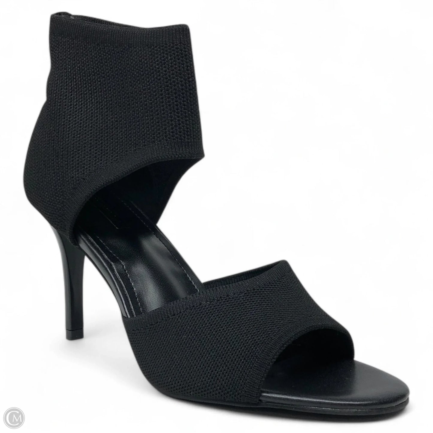 Sandals Heels Stiletto By Clothes Mentor In Black, Size: 7.5