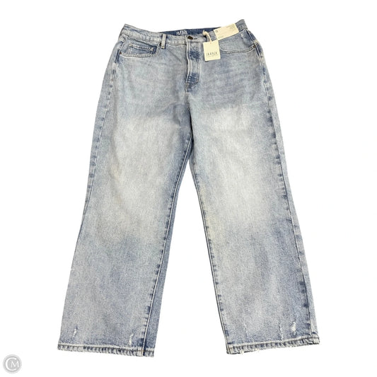 Jeans Straight By Ana In Blue Denim, Size: 14