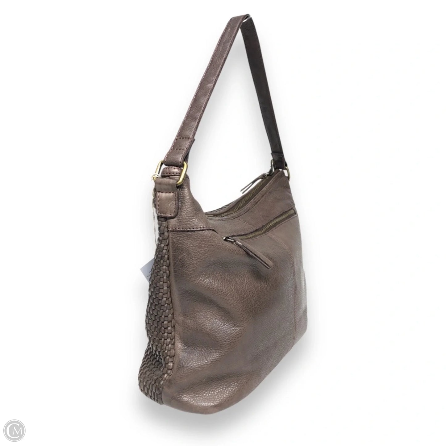 Handbag Leather By Cmc, Size: Medium