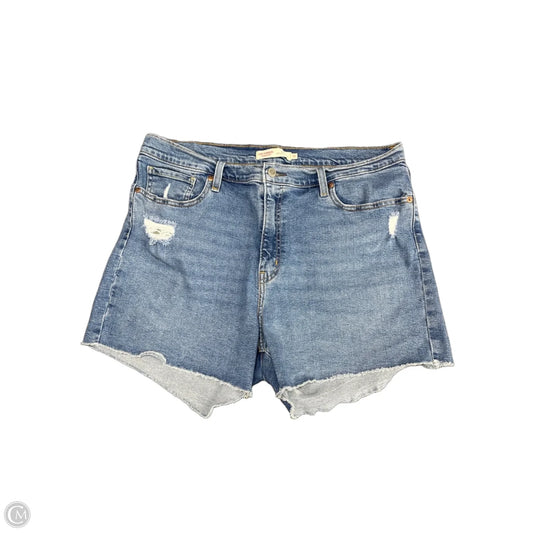 Shorts By Levis Signature In Blue Denim, Size: 16
