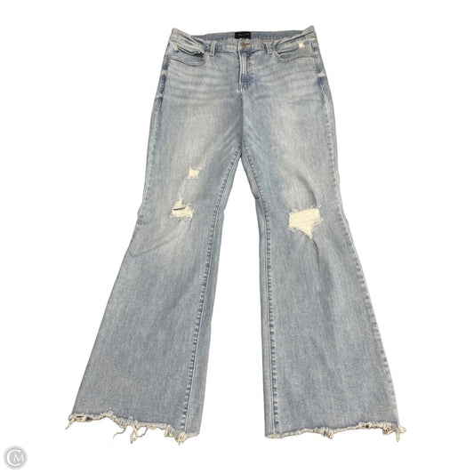 Jeans Flared By Lucky Brand In Blue Denim, Size: 16