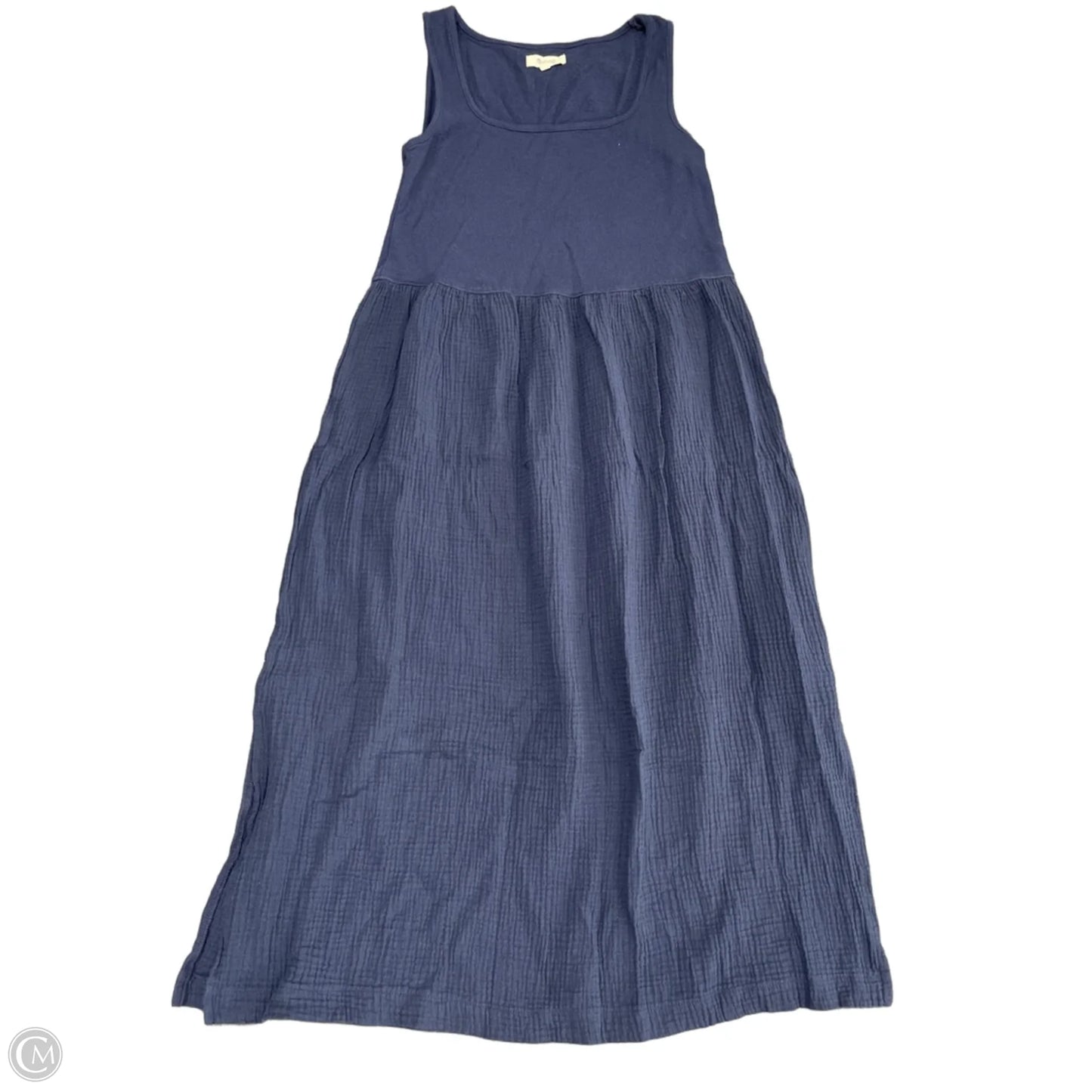 Dress Casual Midi By Madewell In Blue, Size: S