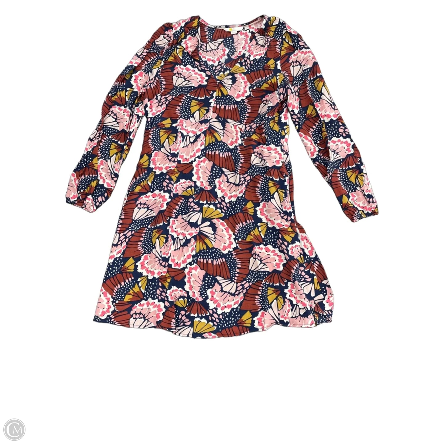 Dress Casual Short By Boden In Blue & Pink, Size: 8
