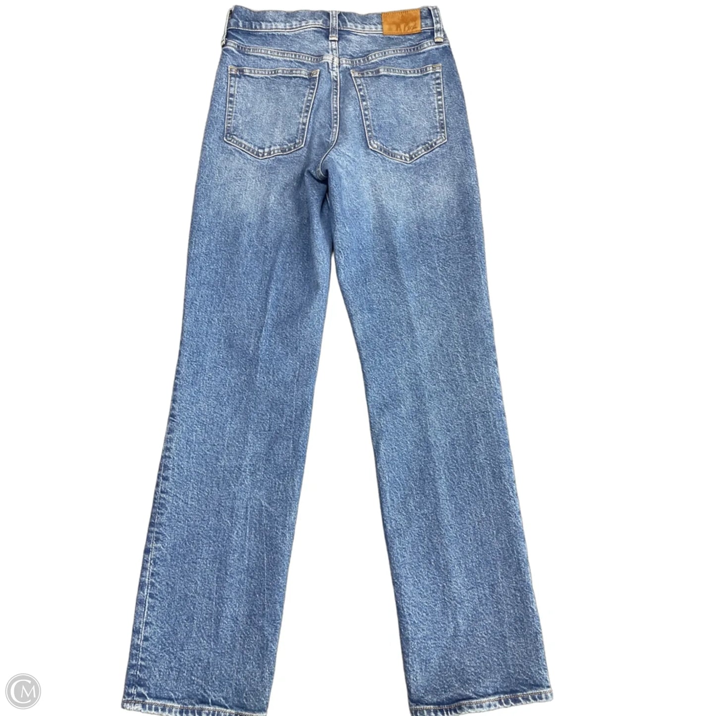 Jeans Straight By J. Crew In Blue Denim, Size: 2l