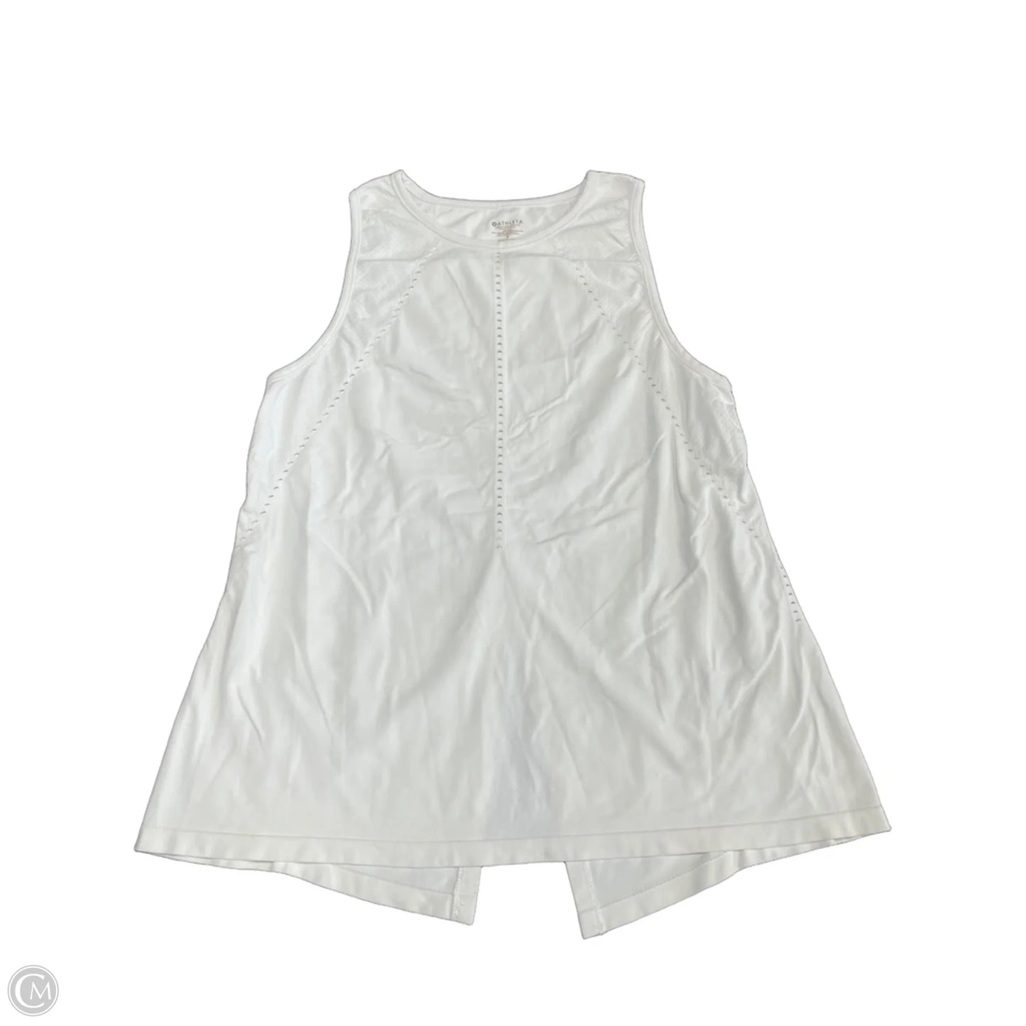 Athletic Tank Top By Athleta In White, Size: S