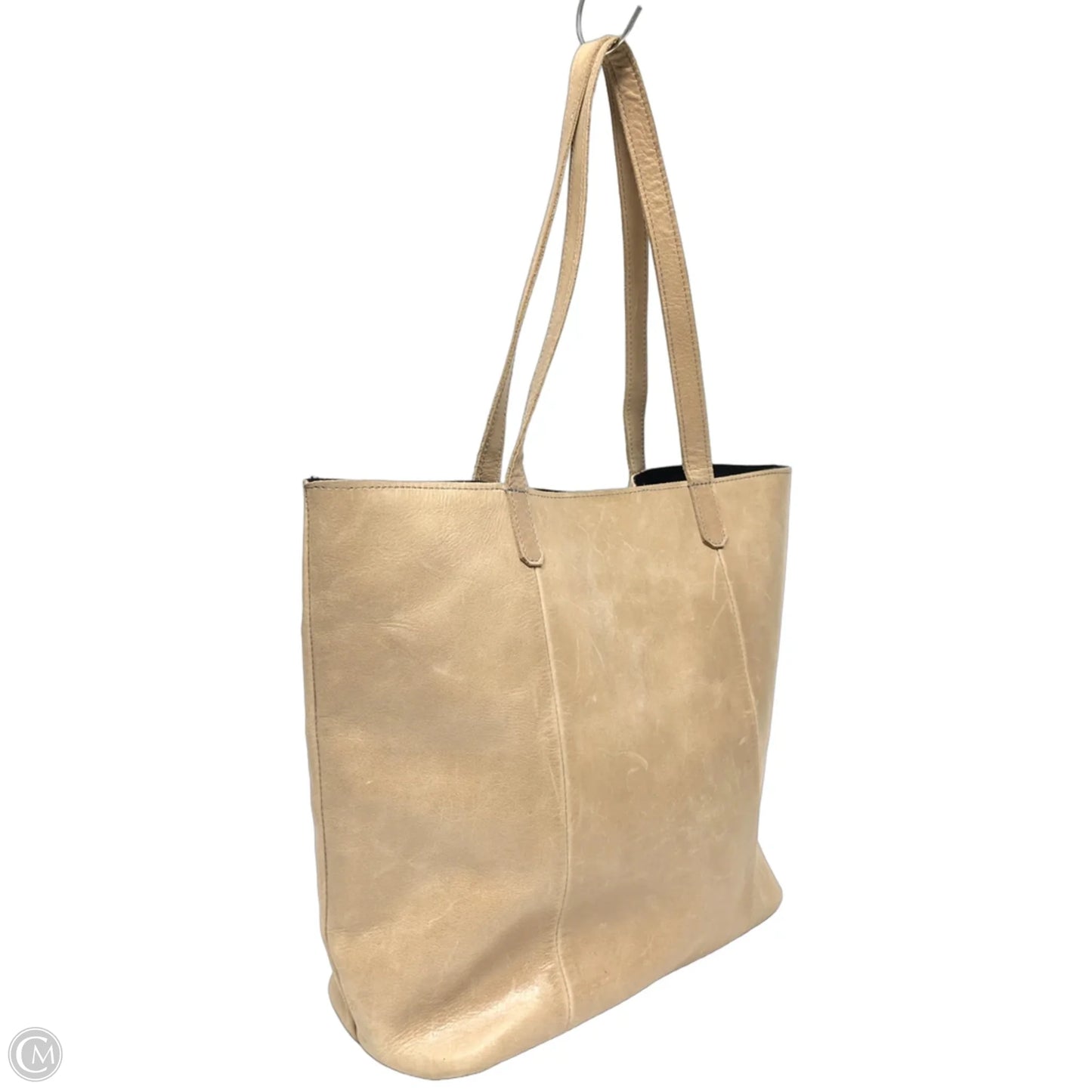 Tote Leather By Clothes Mentor, Size: Large