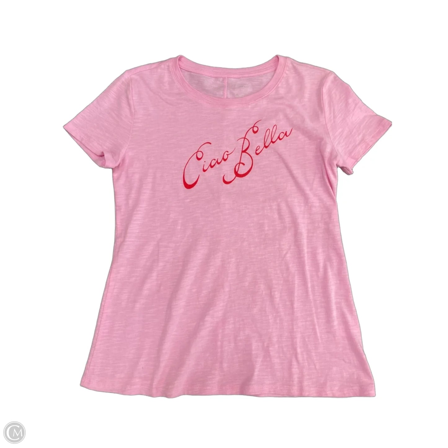 Top Short Sleeve Basic By Lc Lauren Conrad In Pink, Size: S