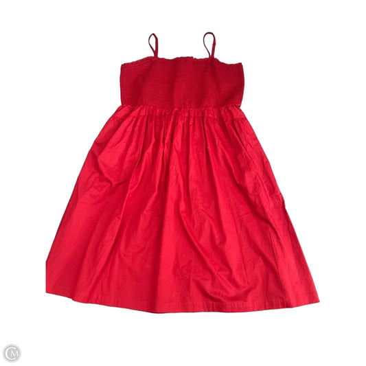 Dress Casual Midi By Old Navy In Red, Size: Xxl
