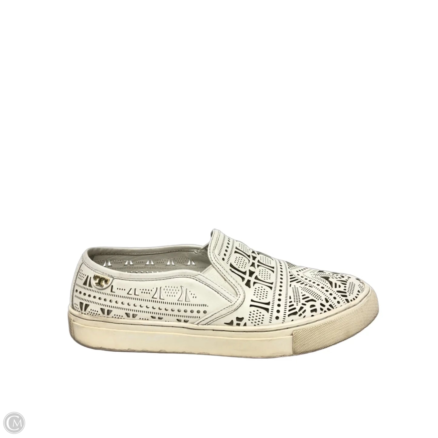 Shoes Designer By Tory Burch In Ivory, Size: 9