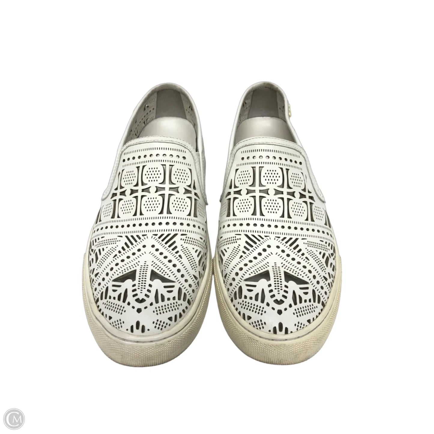 Shoes Designer By Tory Burch In Ivory, Size: 9