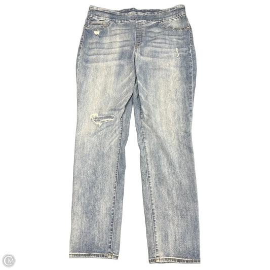 Jeans Jeggings By Chicos In Blue Denim, Size: 14