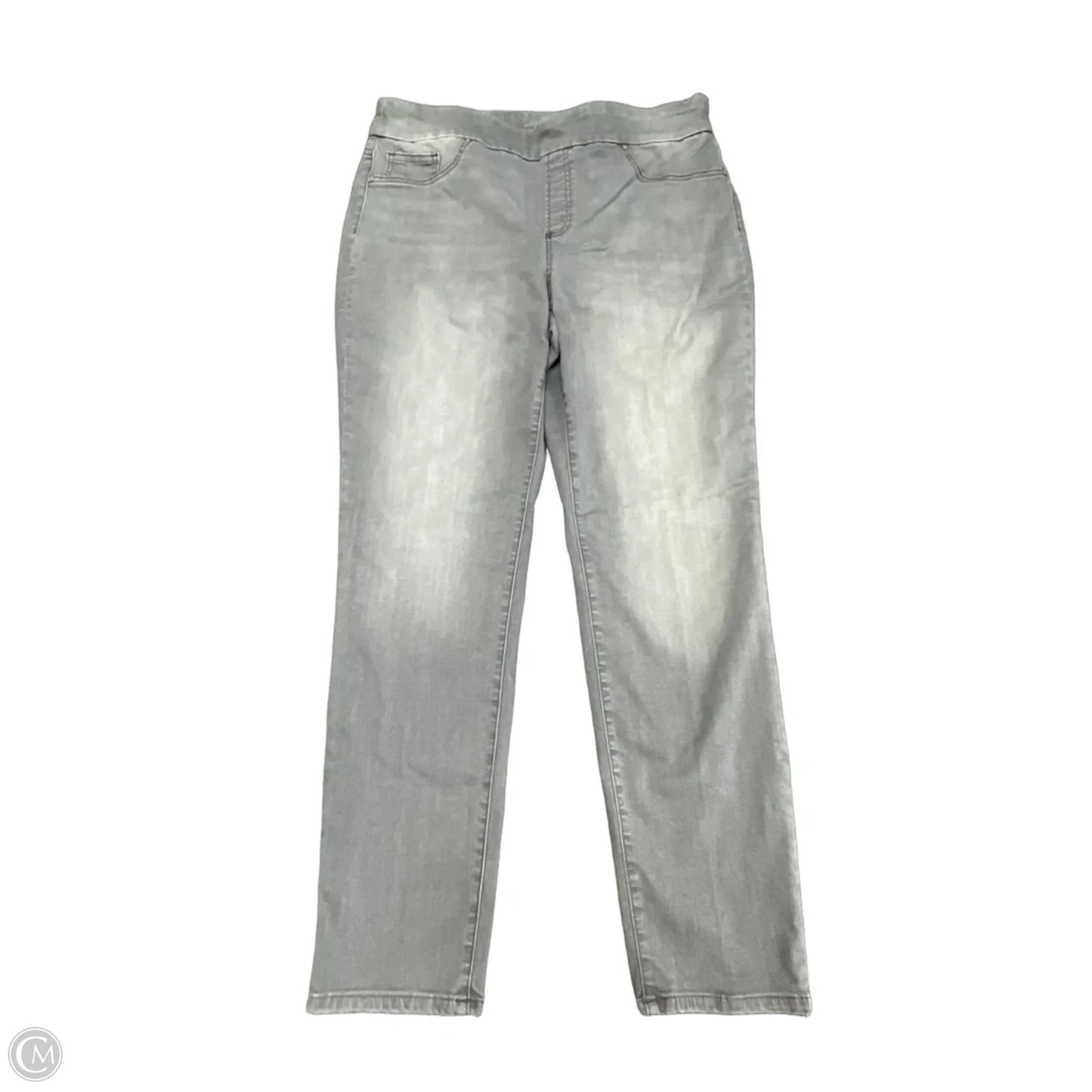 Jeans Jeggings By Chicos In Grey, Size: 12