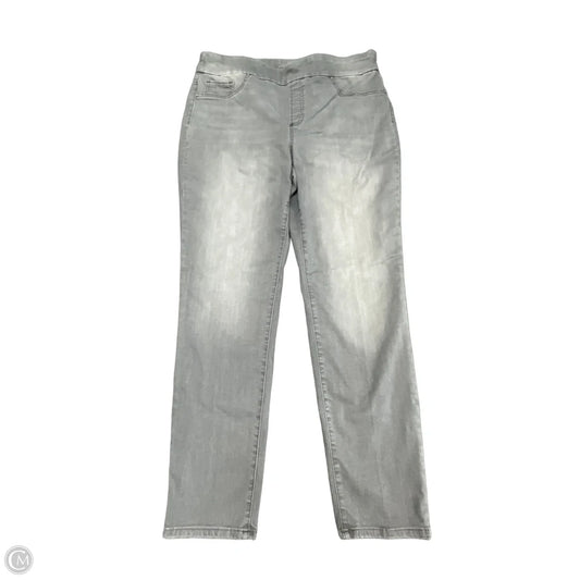 Jeans Jeggings By Chicos In Grey, Size: 12