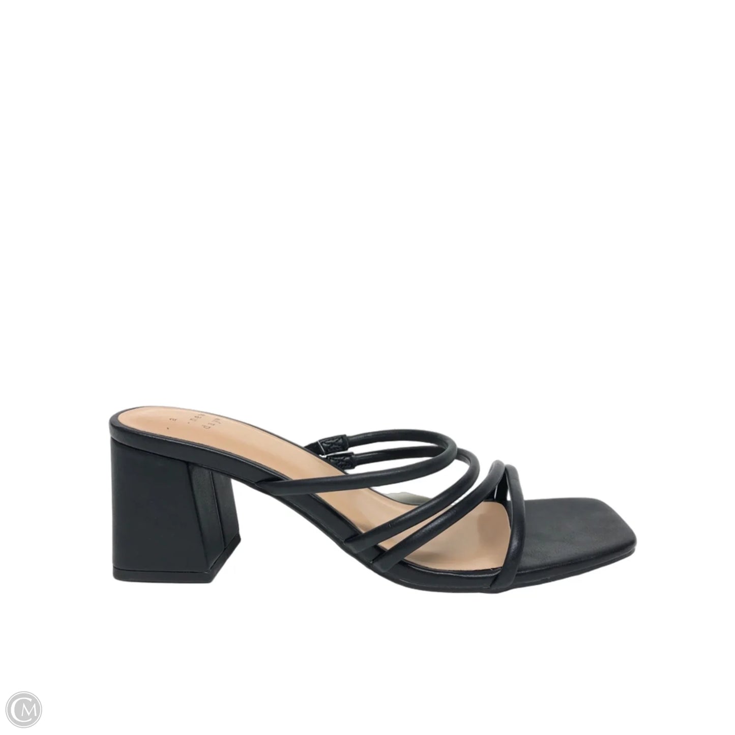 Sandals Heels Block By A New Day In Black, Size: 9