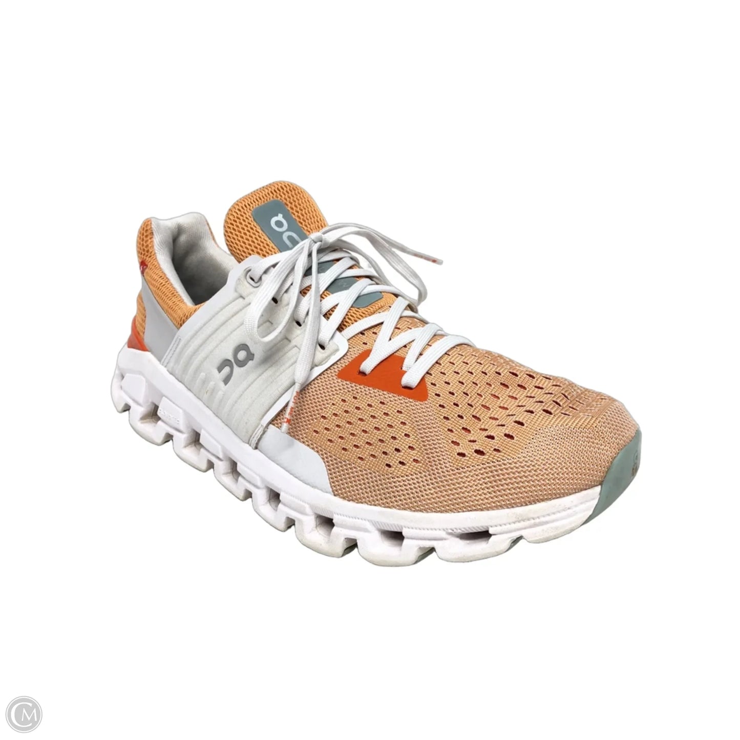 Shoes Athletic By On In Orange & White, Size: 9.5