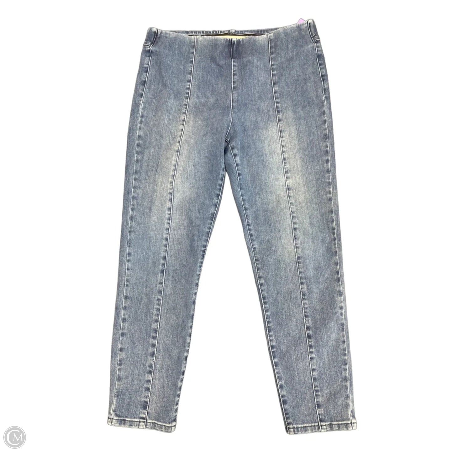 Jeans Jeggings By Soft Surroundings In Blue Denim, Size: L